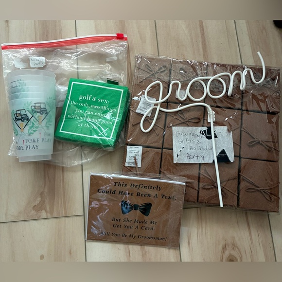 Other - Golf Bachelor Party Supplies Groomsmen Groom